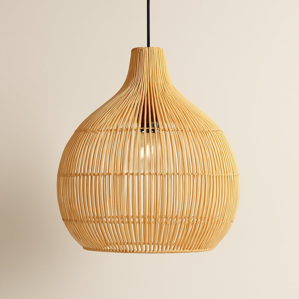 Suspension en bambou naturel - Elora