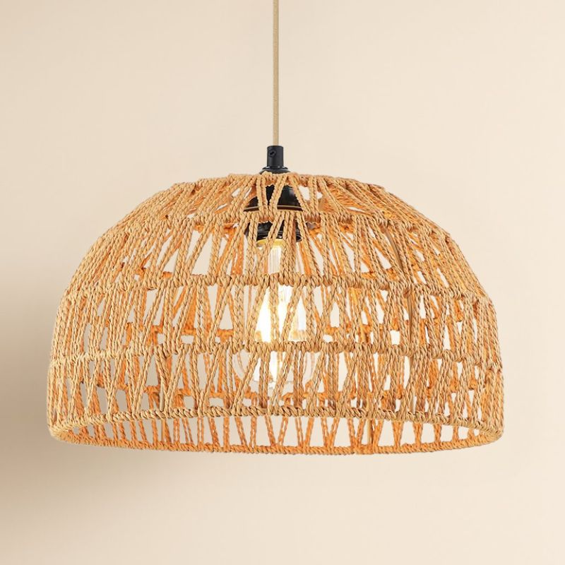 Suspension en rotin naturel - Jasmin