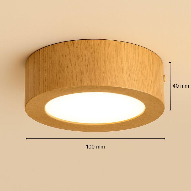 Plafonnier spot en bois - Heloa