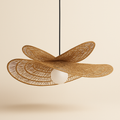 Suspension en rotin naturel - Capucine
