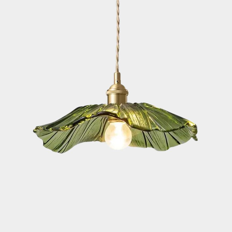 Suspension en verre en forme de fleur - Magnolia