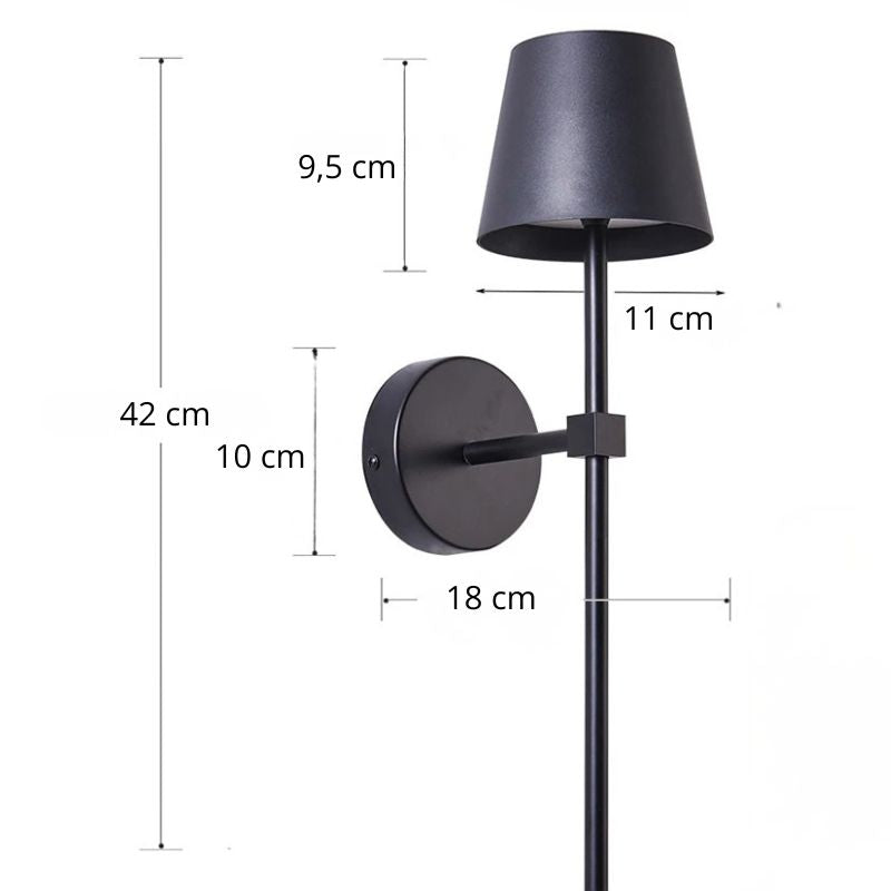 Applique murale LED sans fil - Sobre (Set de 2)