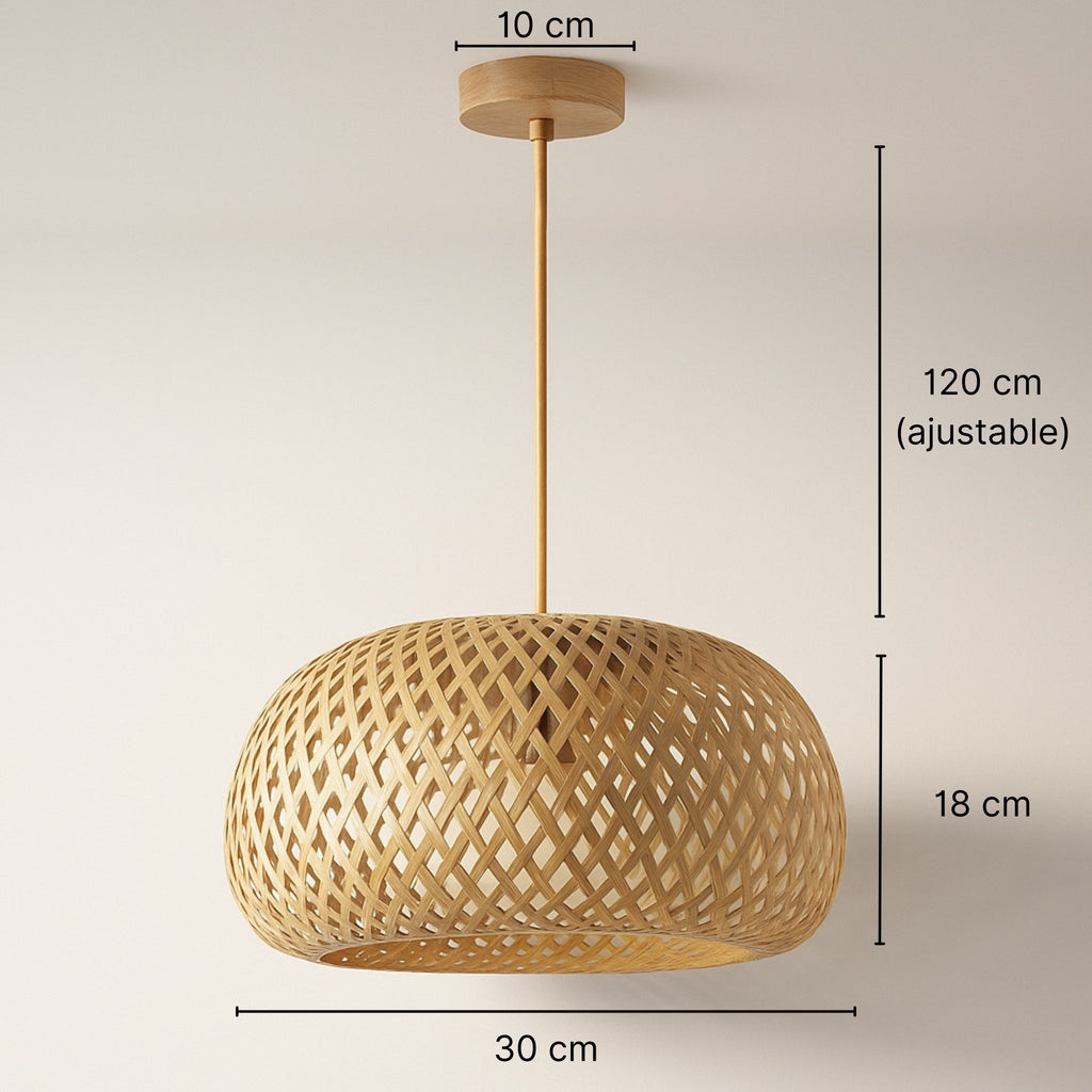 Suspension en bambou naturel - Galilei