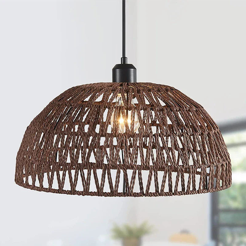 Suspension en rotin naturel - Jasmin