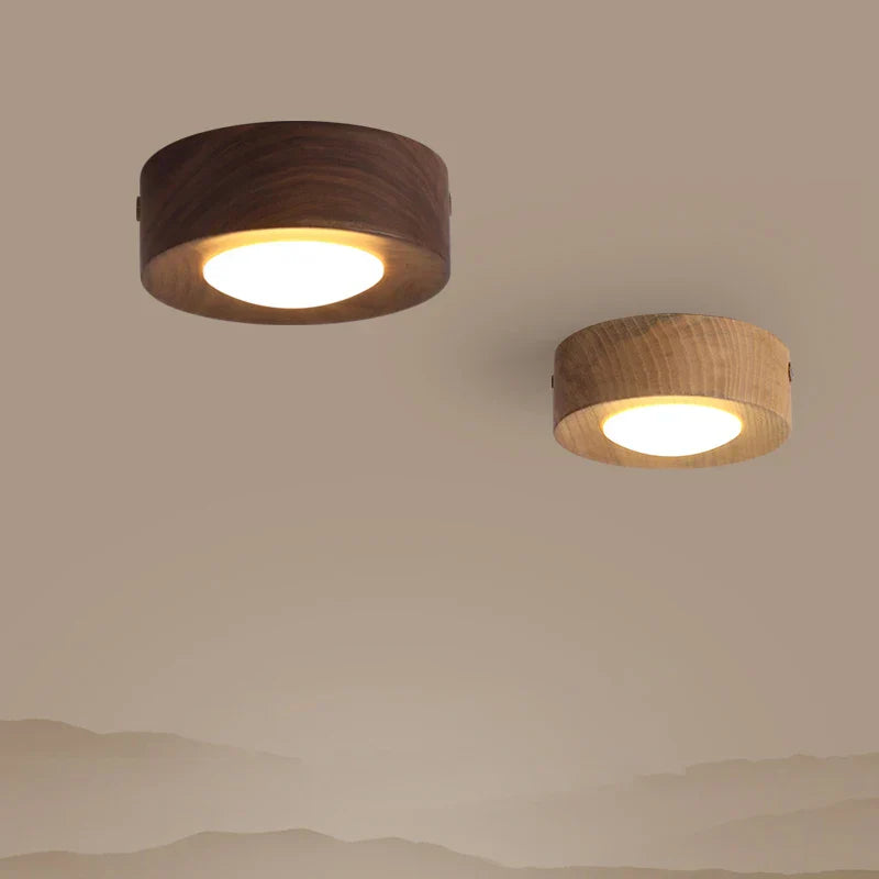 Plafonnier spot en bois - Heloa