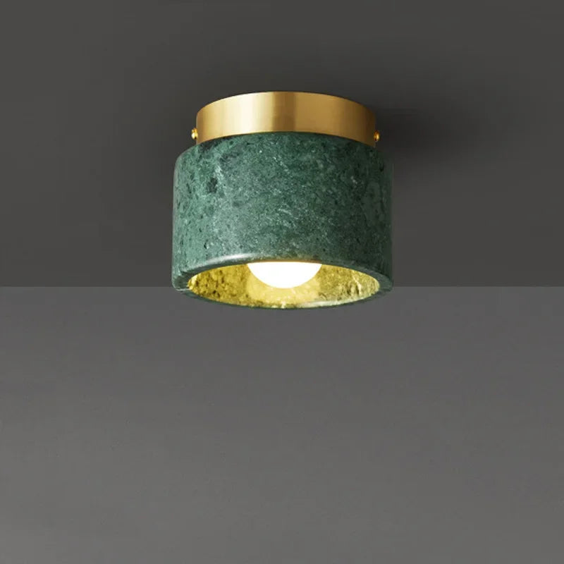 Plafonnier salle de bain style marbre italien - Lucie