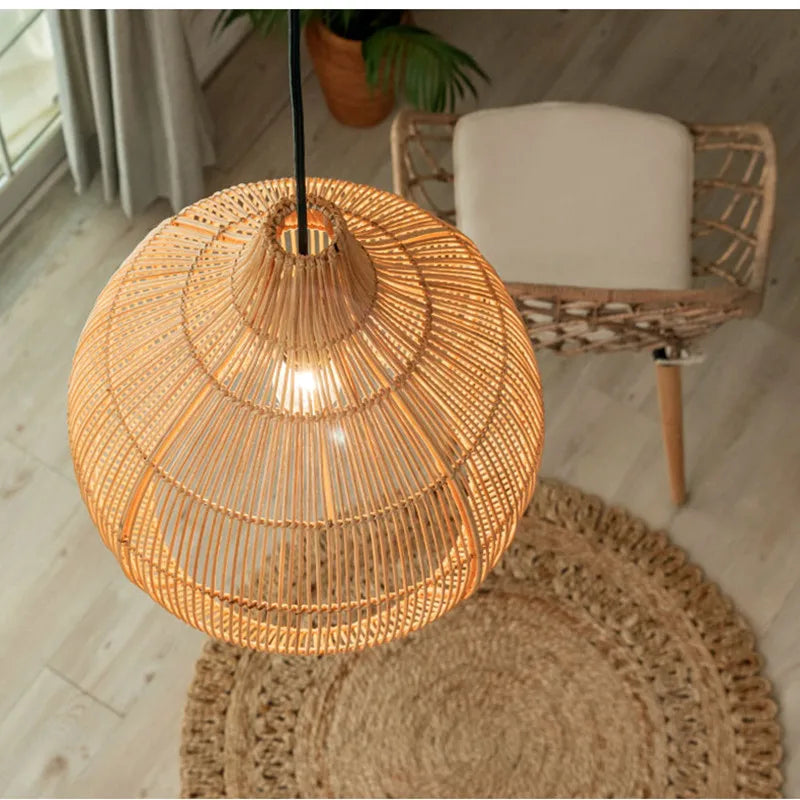 Suspension en bambou naturel - Elora