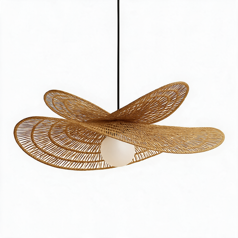 Suspension en rotin naturel - Capucine