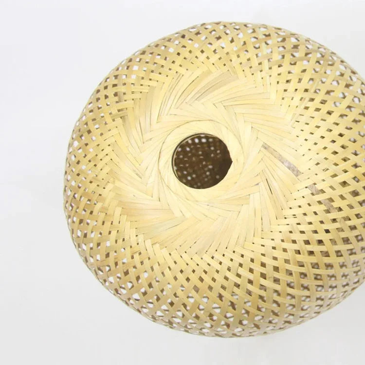 Suspension en bambou rotin naturel - Arya