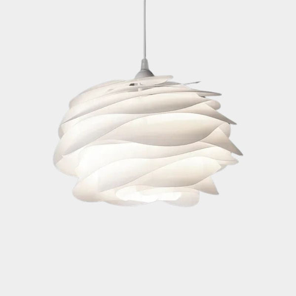 Suspension blanche design pétales de fleurs - Floral