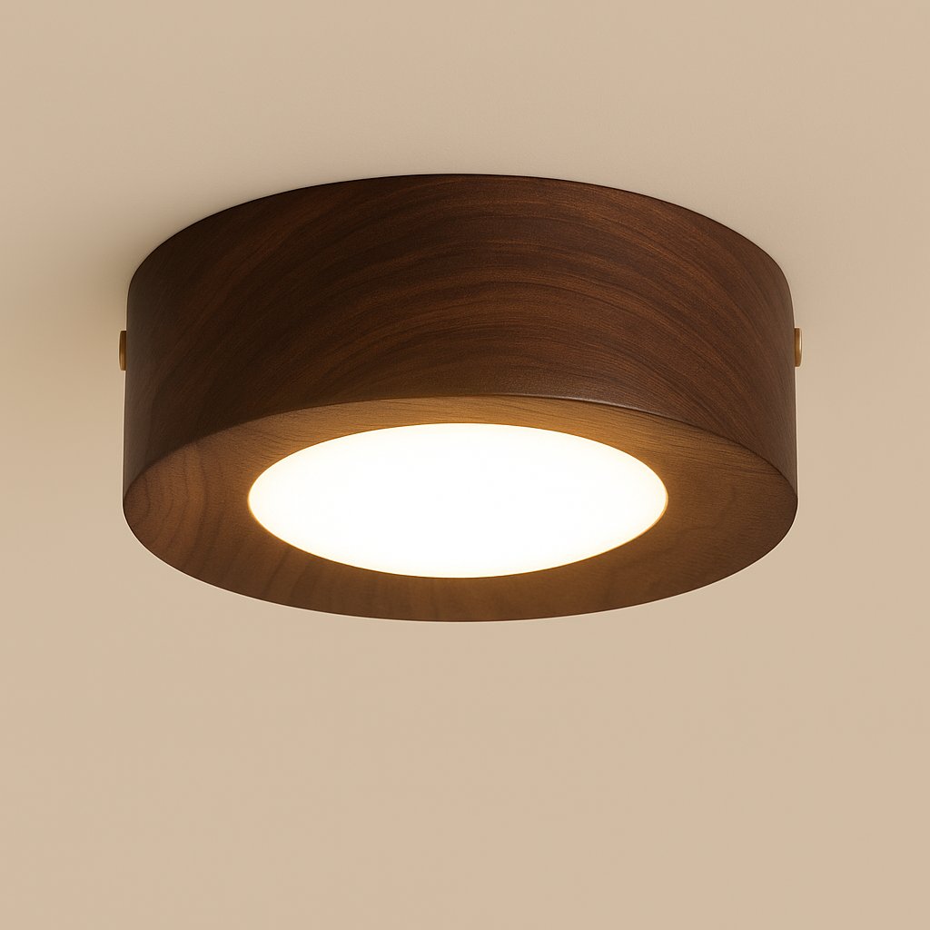 Plafonnier spot en bois - Heloa