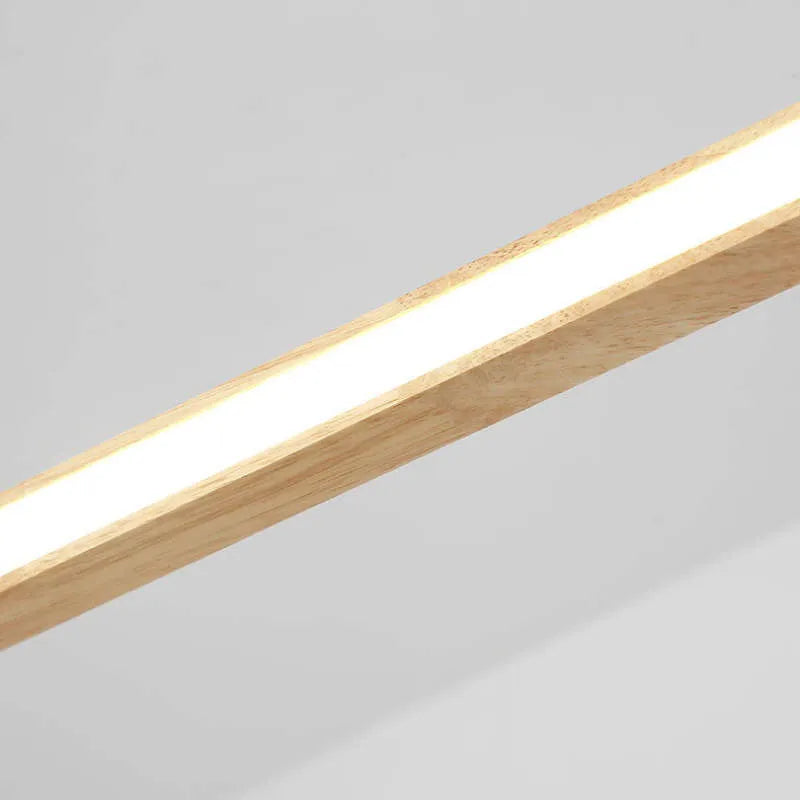 Veon Contemporary Oval Wooden Pendant Light - Neutralighting