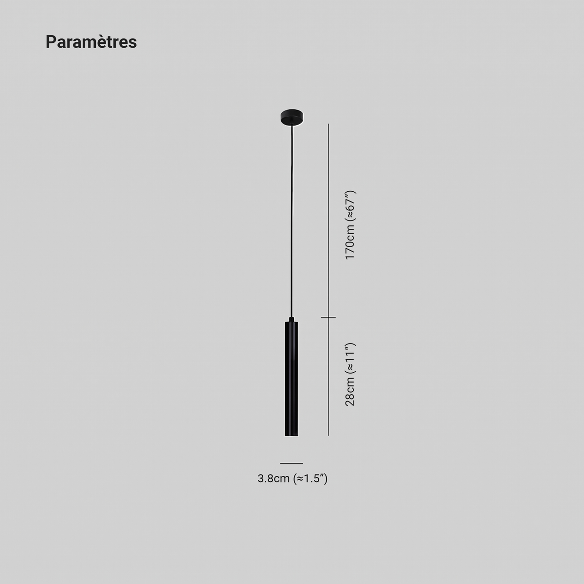 Suspension Minimaliste et Moderne - Kety